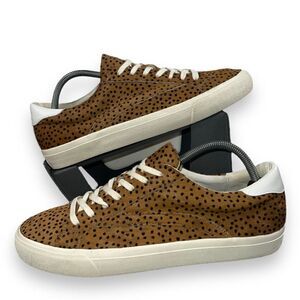Madewell Sidewalk Low-Top Spotted Calf Hair Sneakers AA176 Women's 11‎